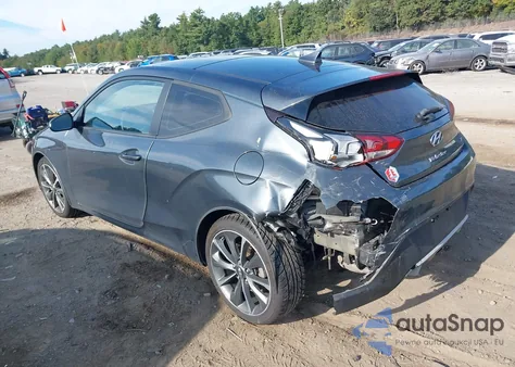 2019 Hyundai Veloster 2.0 Premium из США, поврежденный, VIN KMHTG6AF2KU012902